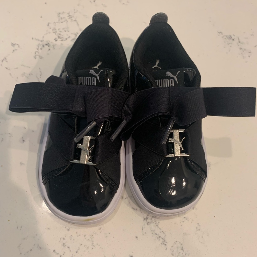 Black Toddler Girl Puma Shoes 7C
